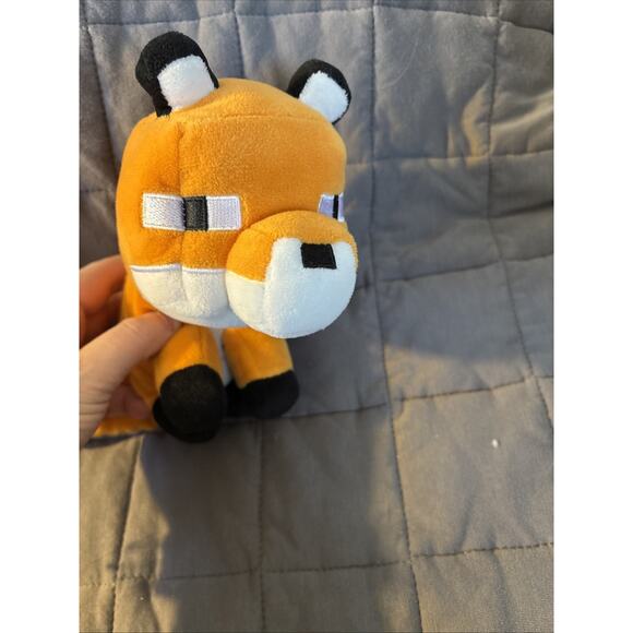 Minecraft Fox Happy Explorer Soft Plush Stuffed Toy Animal Mojang Jinx 11" - Picture 2 of 6